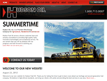 Tablet Screenshot of hudsonfueloil.com